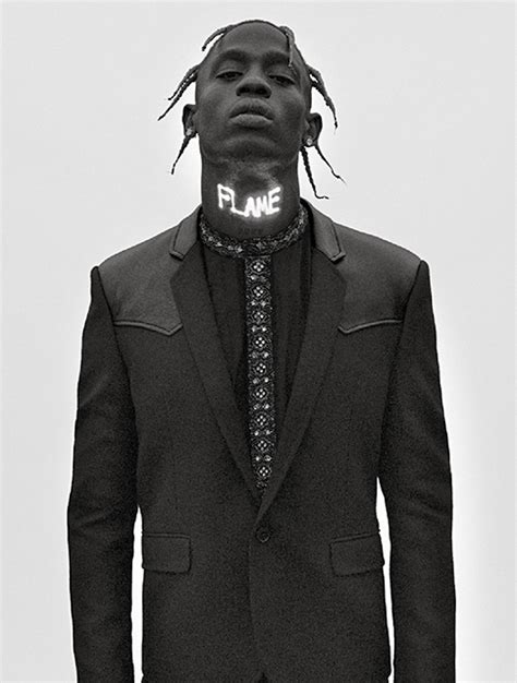 travis scott l'uomo vogue ysl|ILLROOTS .